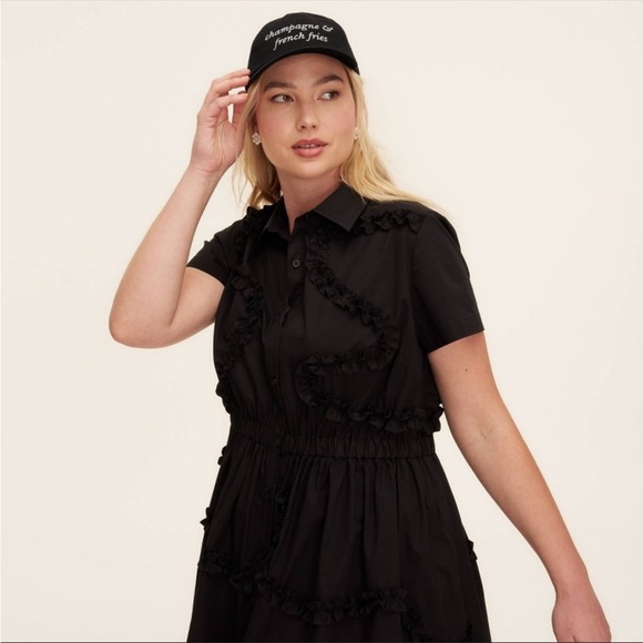 Kate Spade NY X Target Women's Champagne & Fries Baseball Hat - Picture 4 of 7